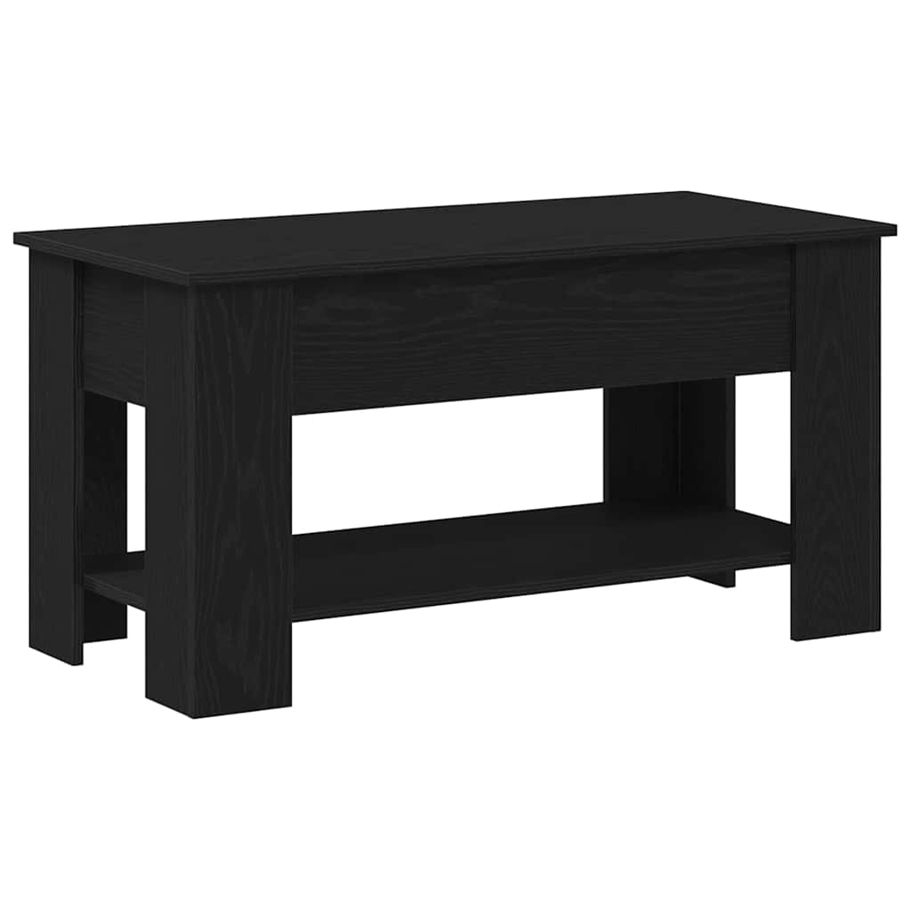 vidaXL Stolik kawowy Czarny dąb 101 x 49 x 52 cm