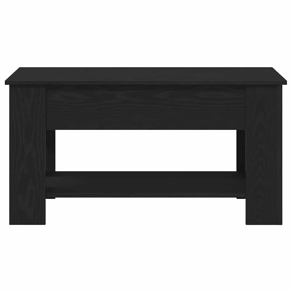 vidaXL Stolik kawowy Czarny dąb 101 x 49 x 52 cm