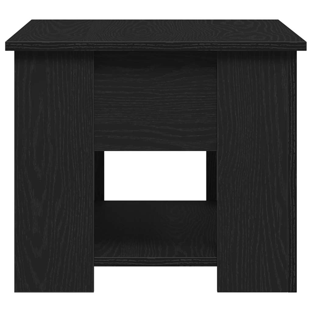 vidaXL Stolik kawowy Czarny Dąb 79 x 49 x 41 cm