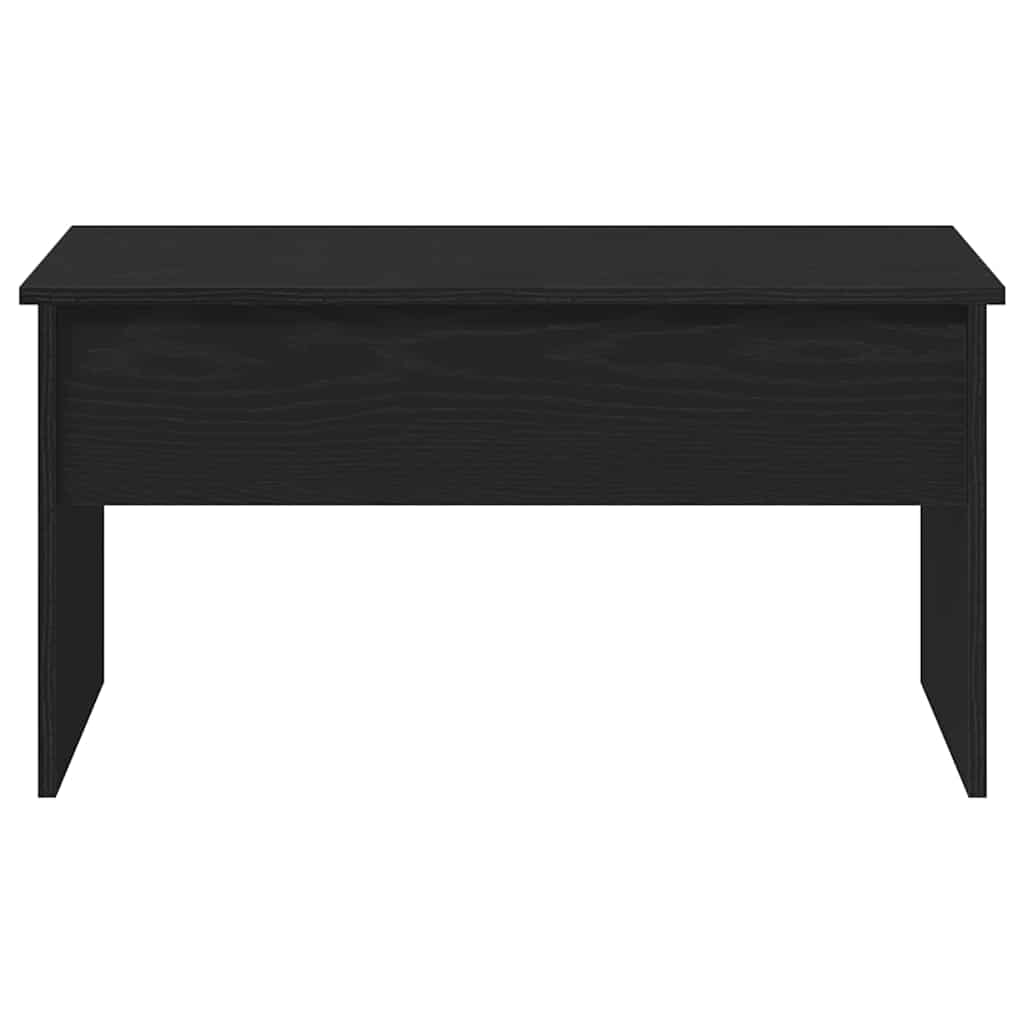 vidaXL Stolik kawowy Czarny Dąb 80 x 50,5 x 41,5 cm