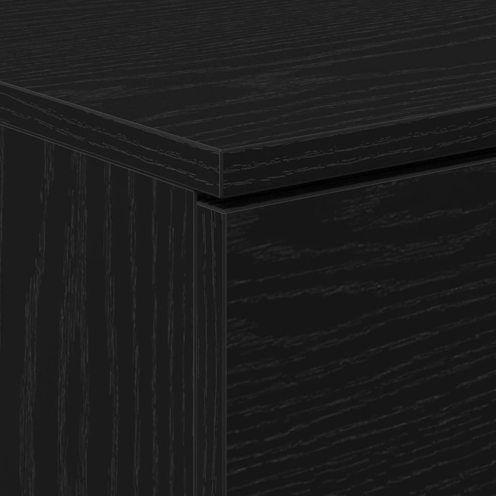 vidaXL Szafka Nocna z szufladą 2 pcs Czarny Dąb 40 x 65 x 65 cm