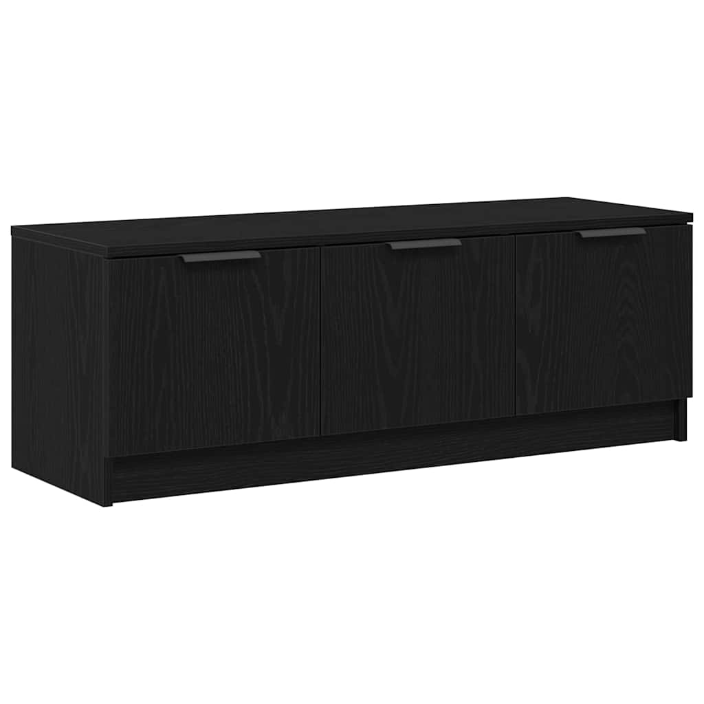 vidaXL Szafka pod telewizor Czarny Dąb 102 x 35 x 36,5 cm