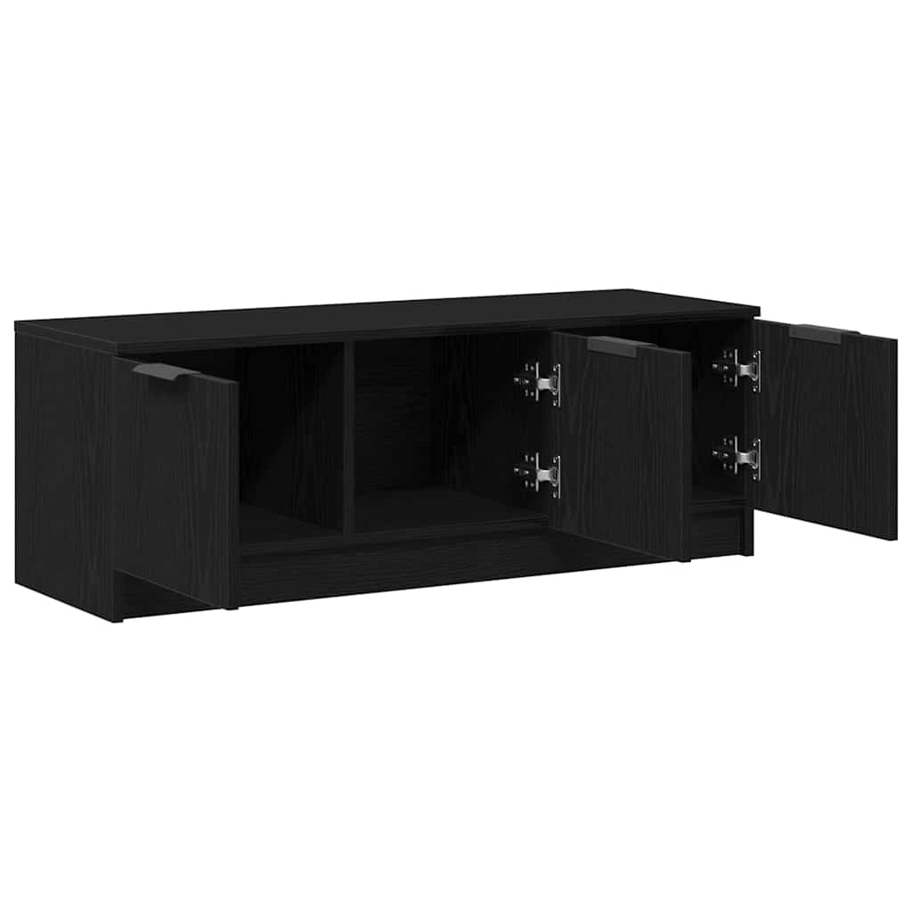vidaXL Szafka pod telewizor Czarny Dąb 102 x 35 x 36,5 cm