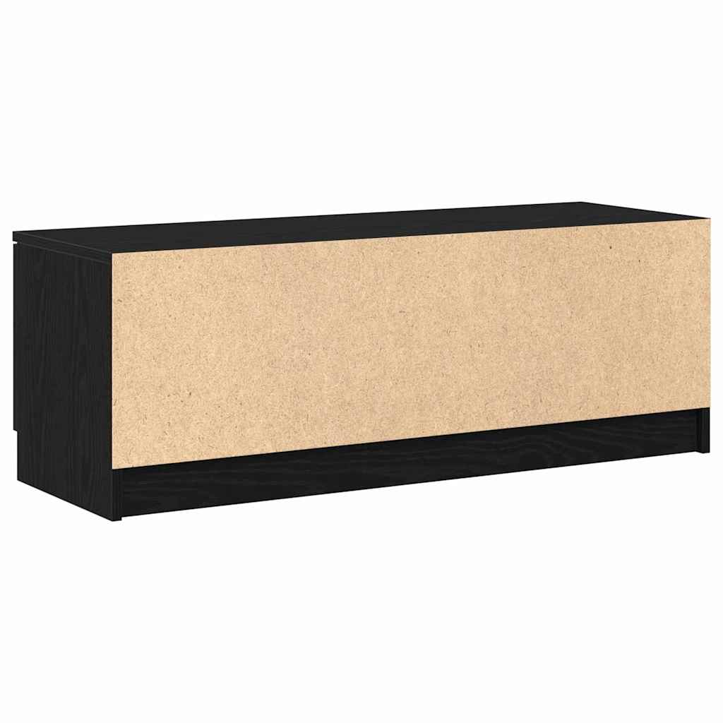 vidaXL Szafka pod telewizor Czarny Dąb 102 x 35 x 36,5 cm