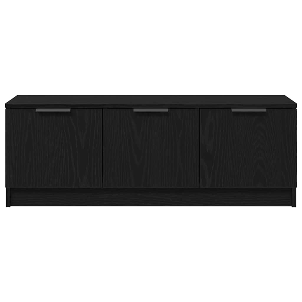 vidaXL Szafka pod telewizor Czarny Dąb 102 x 35 x 36,5 cm