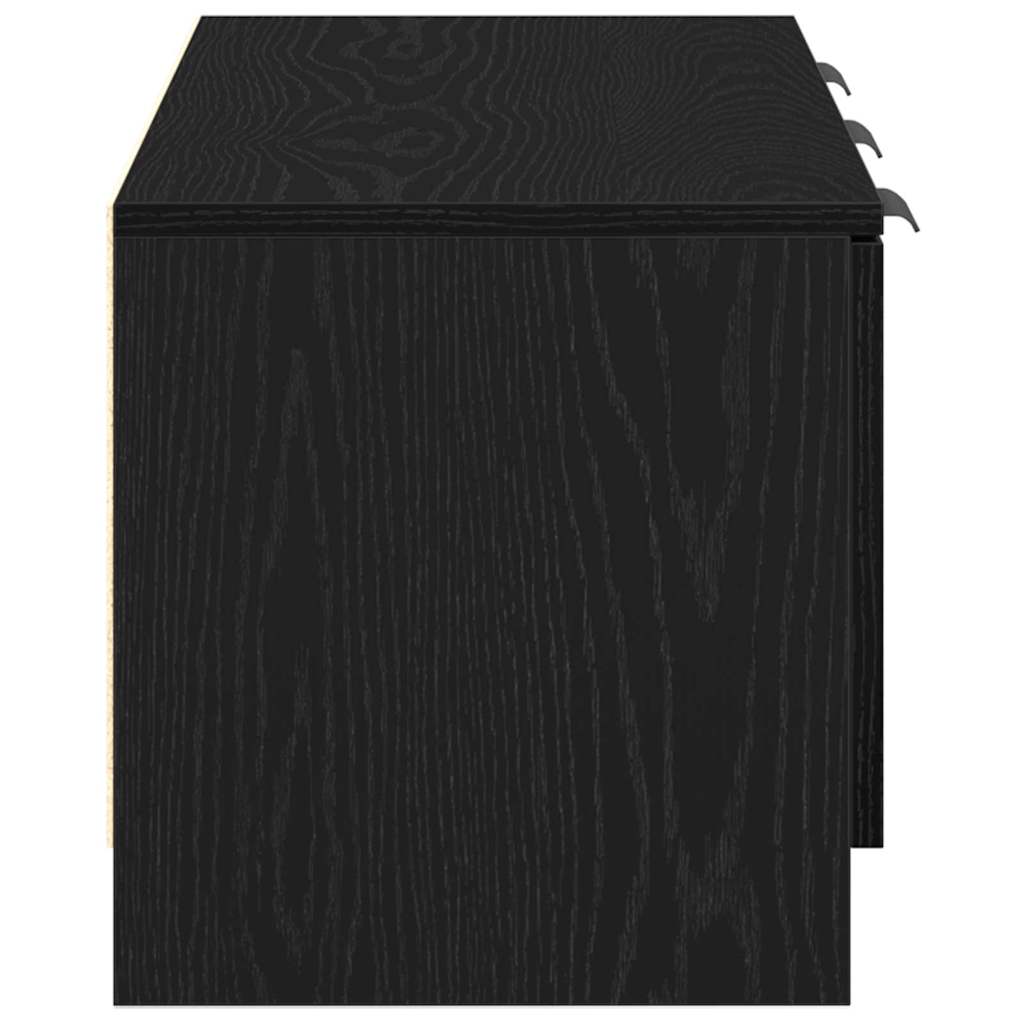 vidaXL Szafka pod telewizor Czarny Dąb 102 x 35 x 36,5 cm