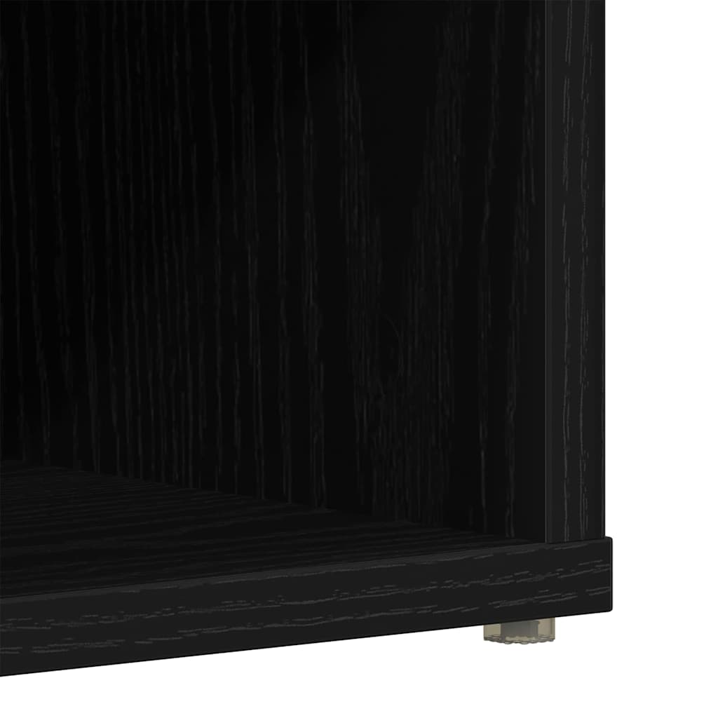 vidaXL Szafka na buty z półką 2 pcs Czarny Dąb 52 x 30 x 50,5 cm