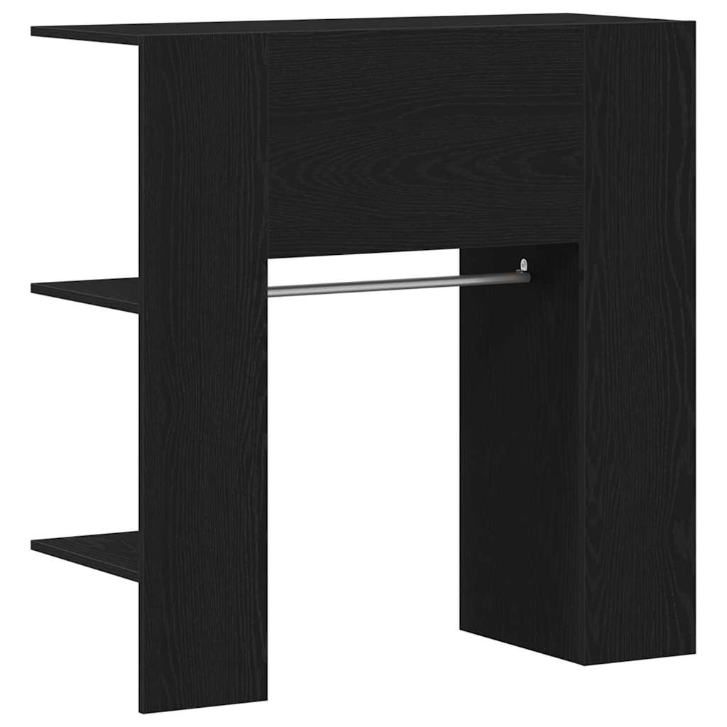 vidaXL Szafka do korytarza z półką Czarny Dąb 97,5 x 37 x 99 cm