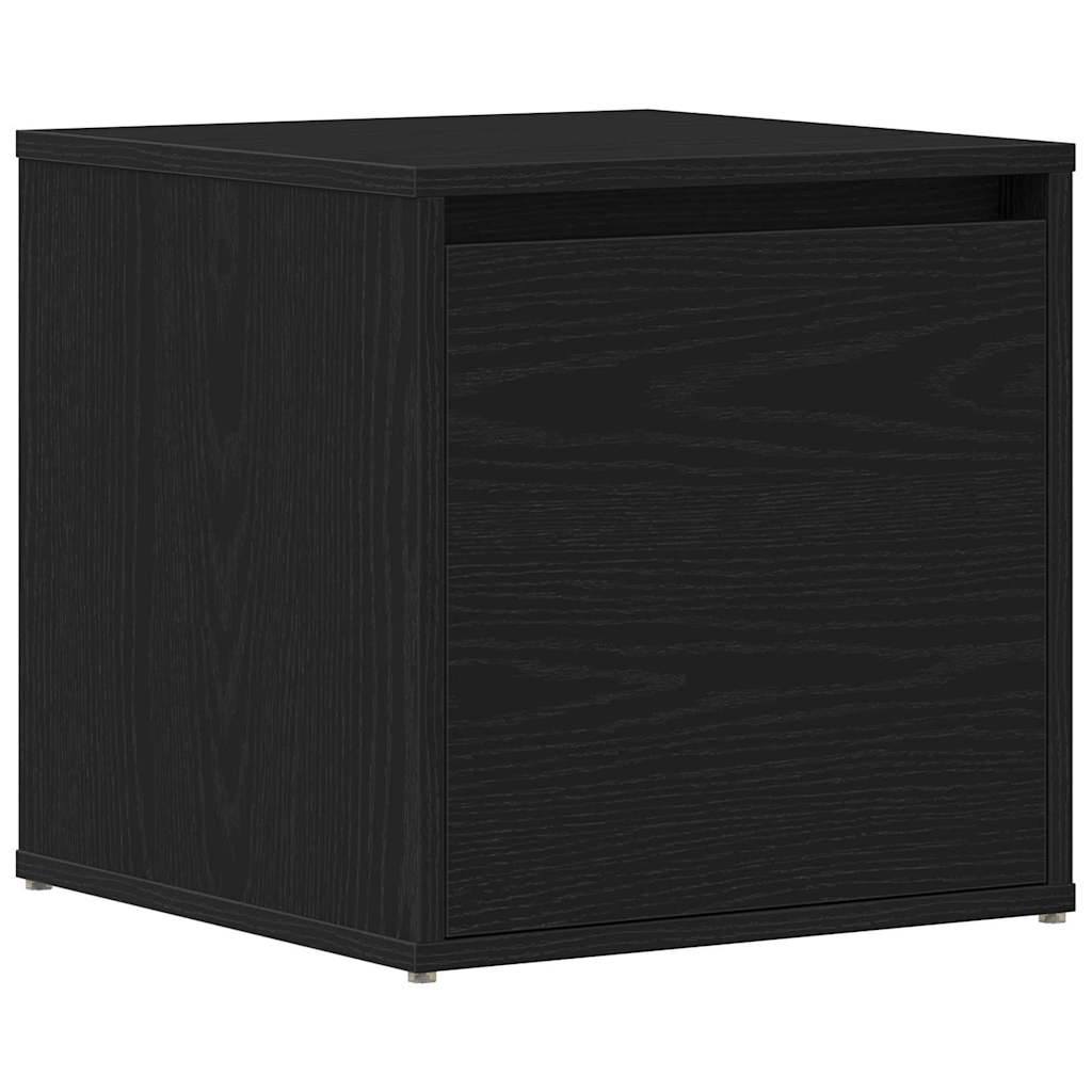 vidaXL Komoda z szufladami z szufladą Czarny Dąb 40,5 x 40 x 40 cm