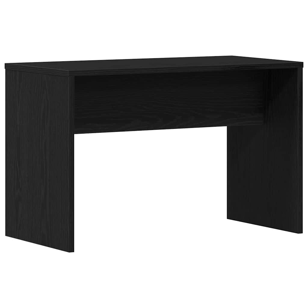 vidaXL Stołek do makijażu Czarny dąb 70 x 35 x 45 cm