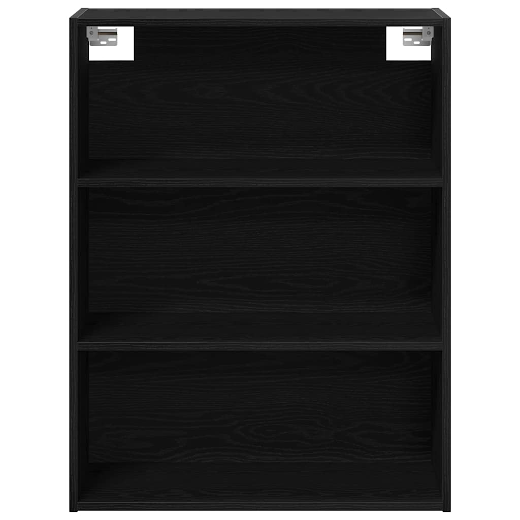 vidaXL Wisząca Szafka Ścienna Czarny Dąb 69,5 x 32,5 x 90 cm