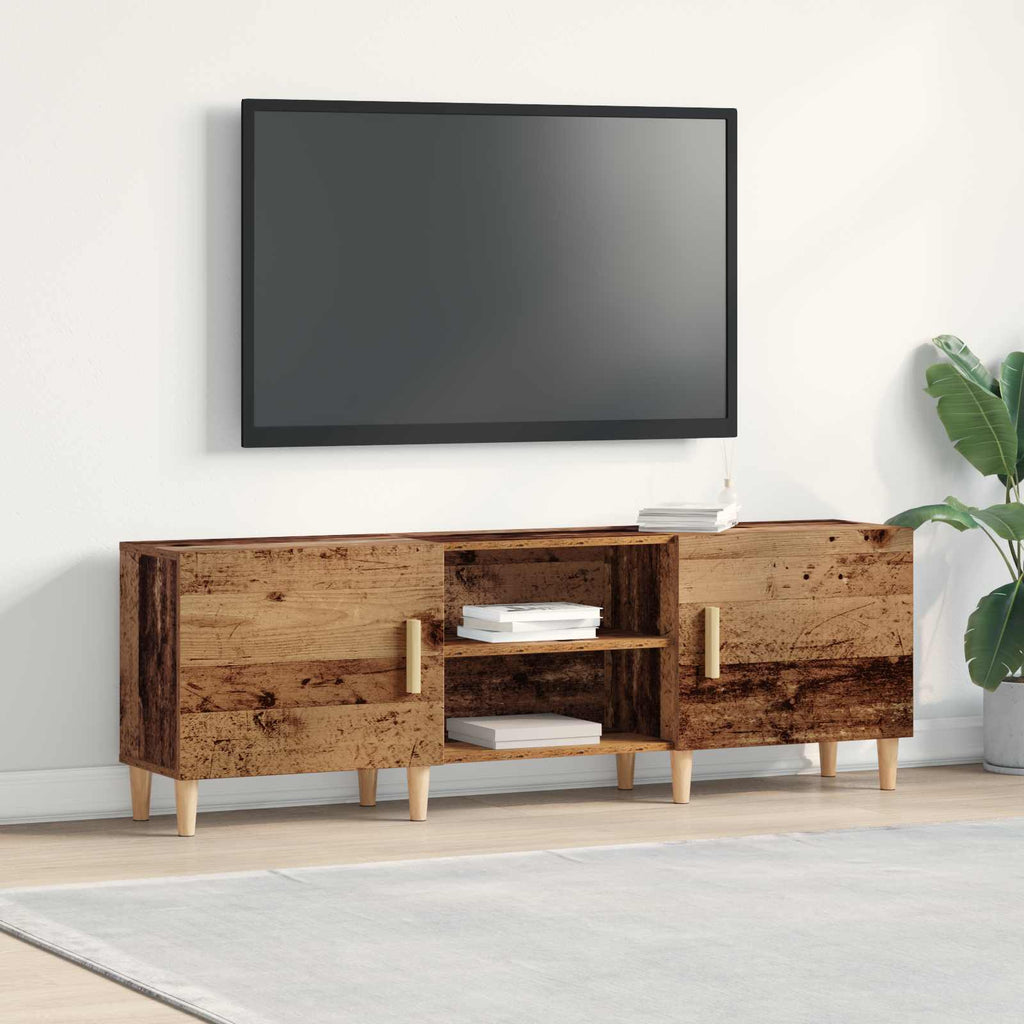 vidaXL Szafka pod telewizor Stare drewno 150 x 30 x 50 cm
