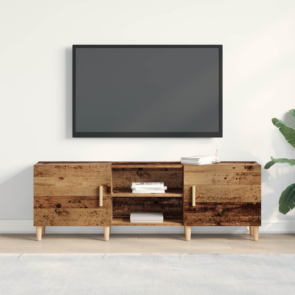vidaXL Szafka pod telewizor Stare drewno 150 x 30 x 50 cm