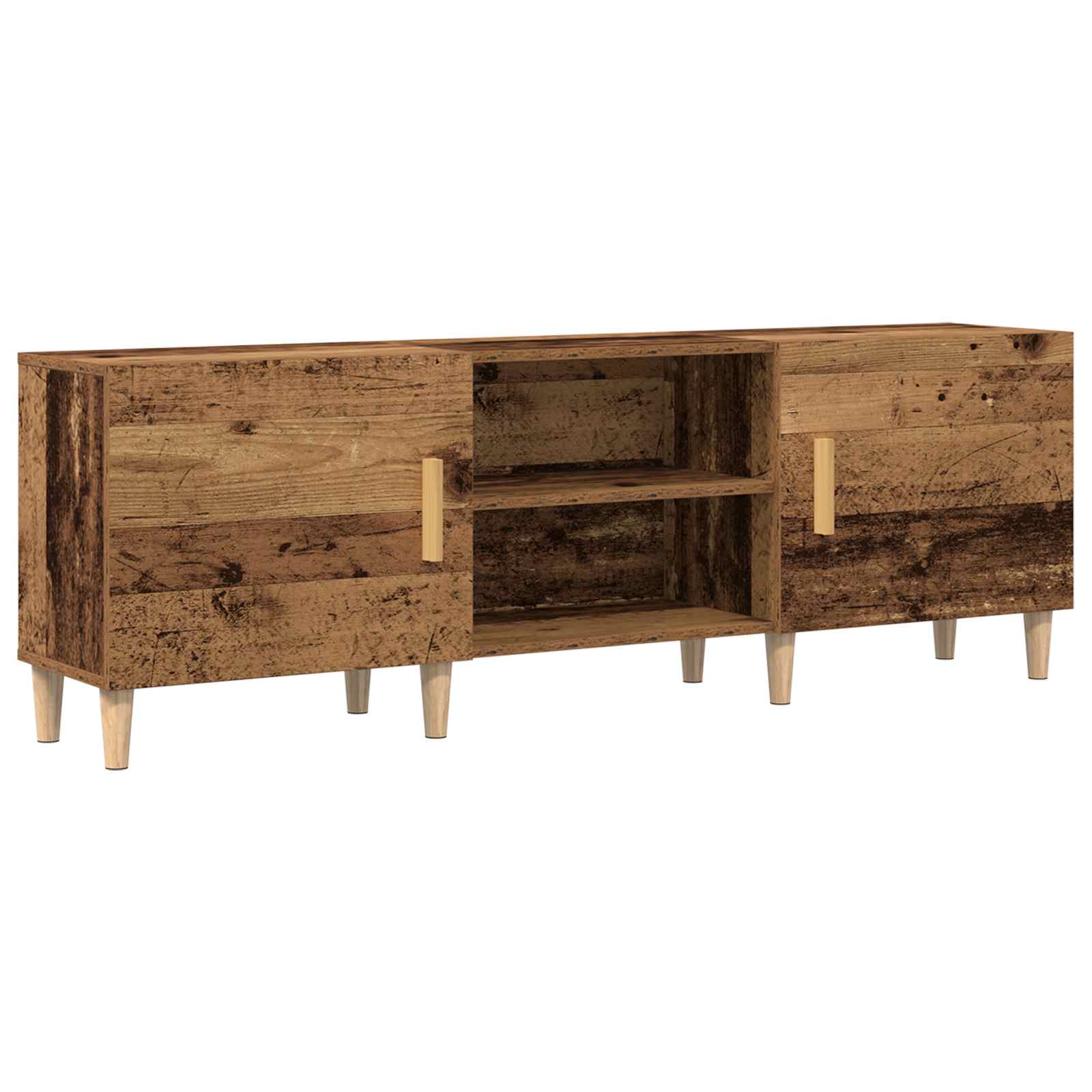 vidaXL Szafka pod telewizor Stare drewno 150 x 30 x 50 cm
