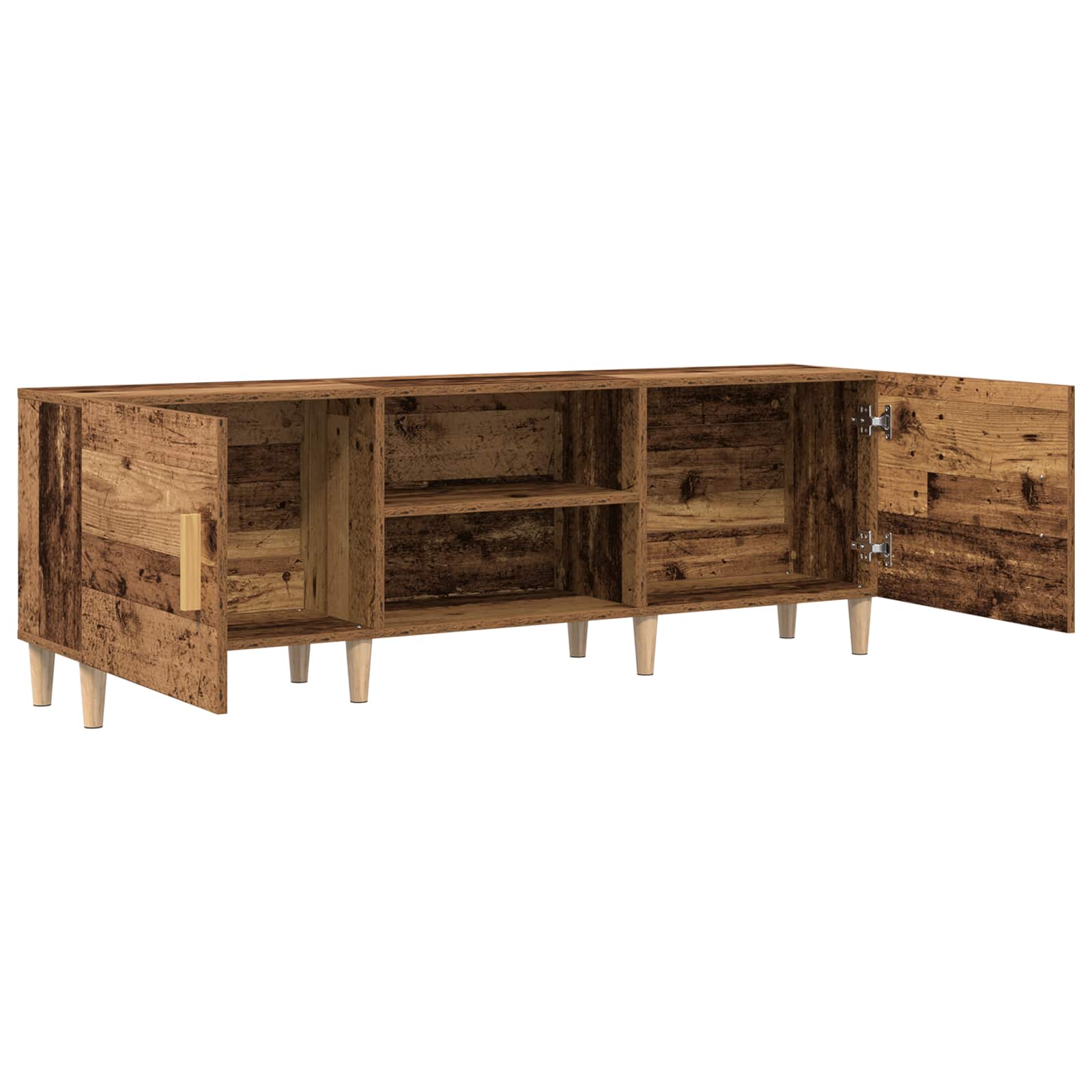 vidaXL Szafka pod telewizor Stare drewno 150 x 30 x 50 cm