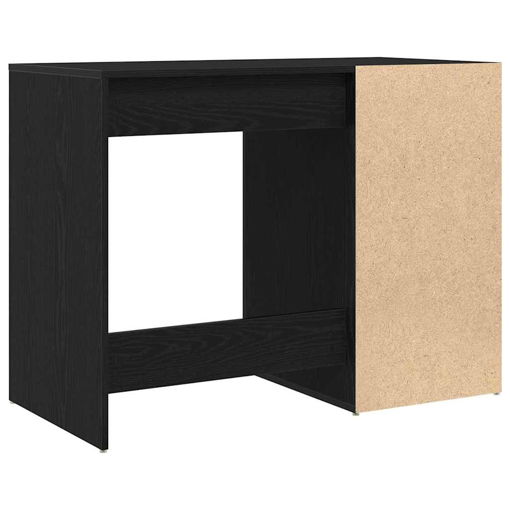vidaXL Biurko Czarny Dąb 100 x 49 x 74 cm Materiał drewnopochodny