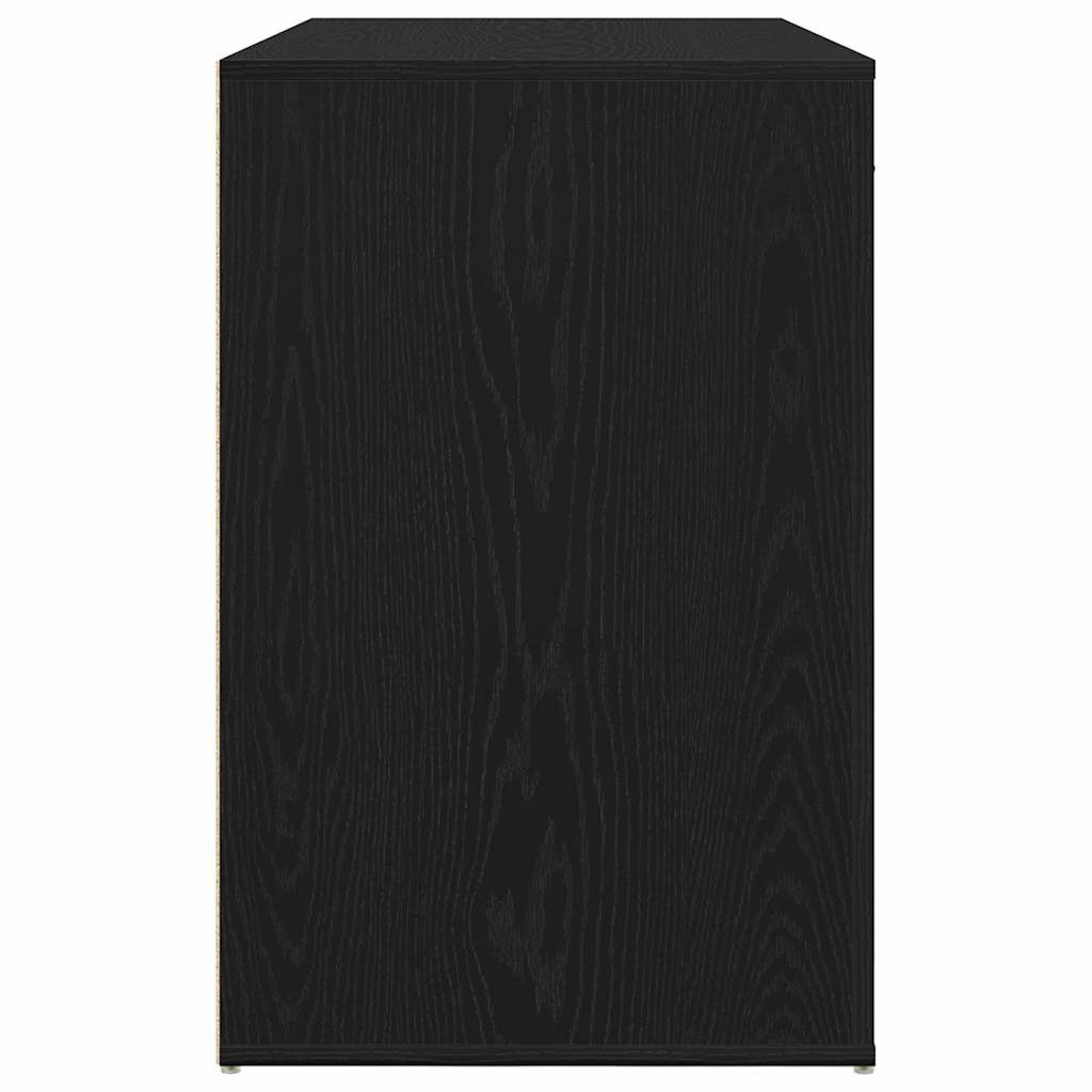 vidaXL Biurko Czarny Dąb 100 x 49 x 74 cm Materiał drewnopochodny