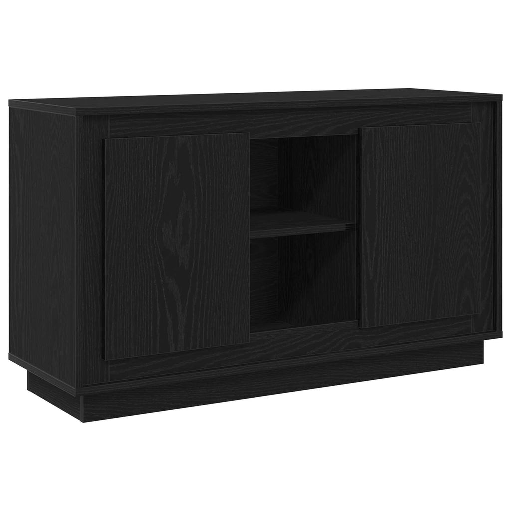 vidaXL Bufet Czarny Dąb 102 x 35 x 60 cm Materiał drewnopochodny