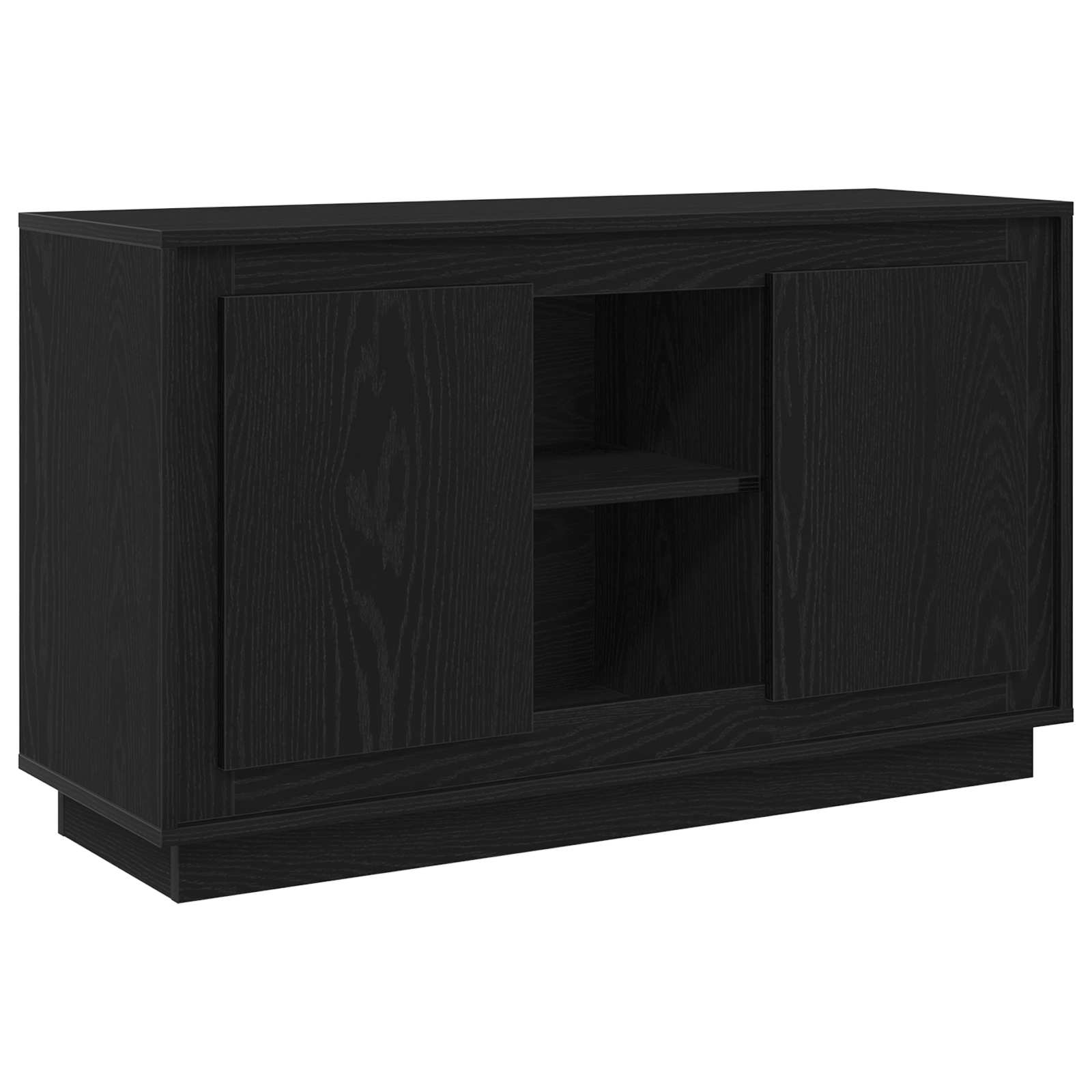 vidaXL Bufet Czarny Dąb 102 x 35 x 60 cm Materiał drewnopochodny