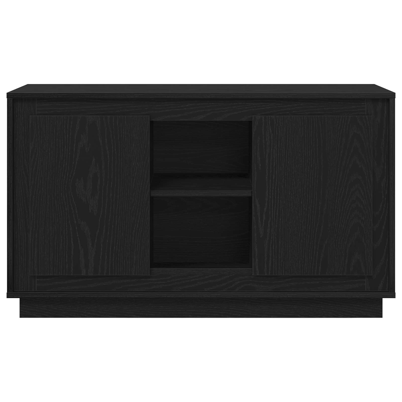 vidaXL Bufet Czarny Dąb 102 x 35 x 60 cm Materiał drewnopochodny