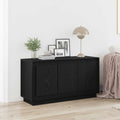 vidaXL Bufet Czarny Dąb 102 x 35 x 55 cm Materiał drewnopochodny
