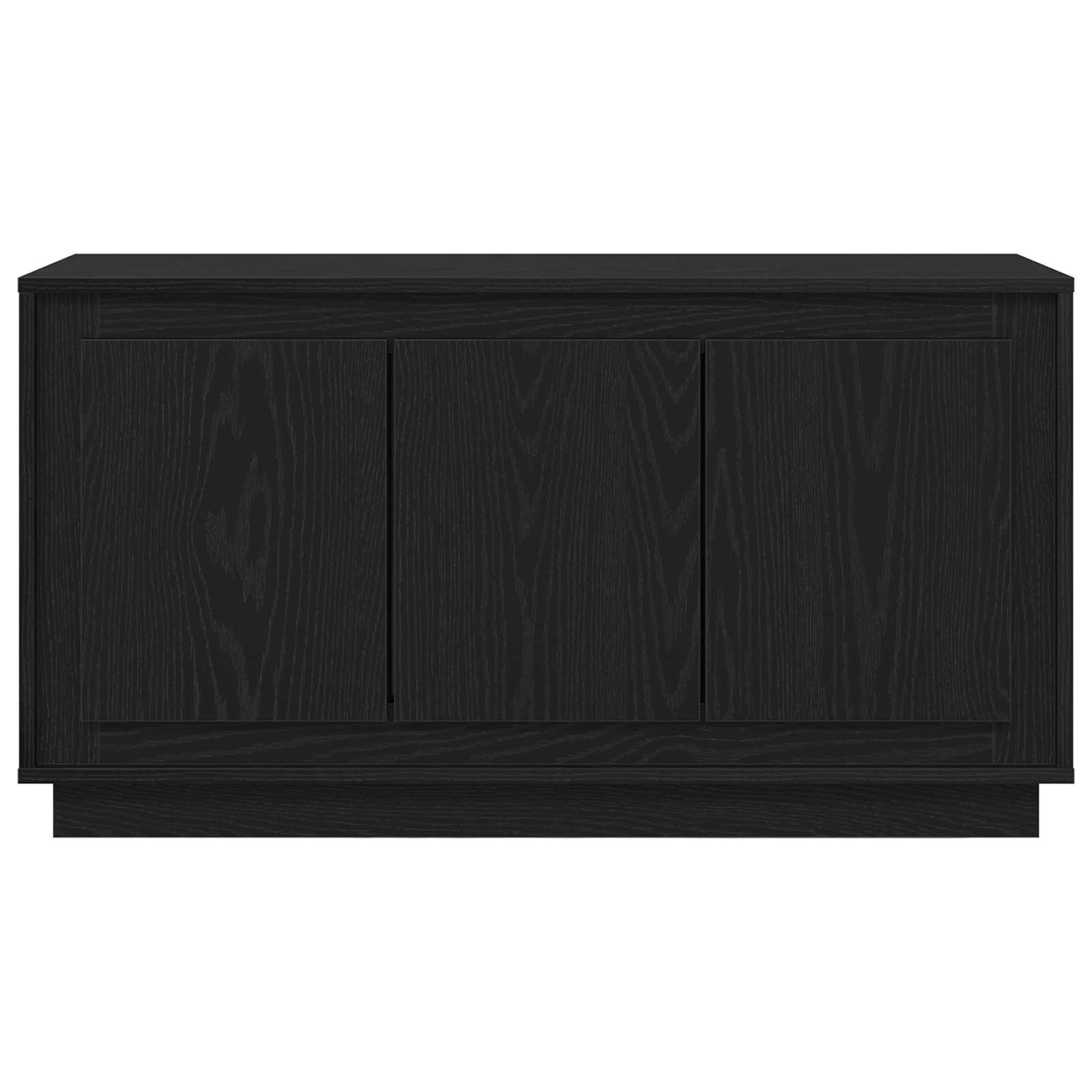 vidaXL Bufet Czarny Dąb 102 x 35 x 55 cm Materiał drewnopochodny