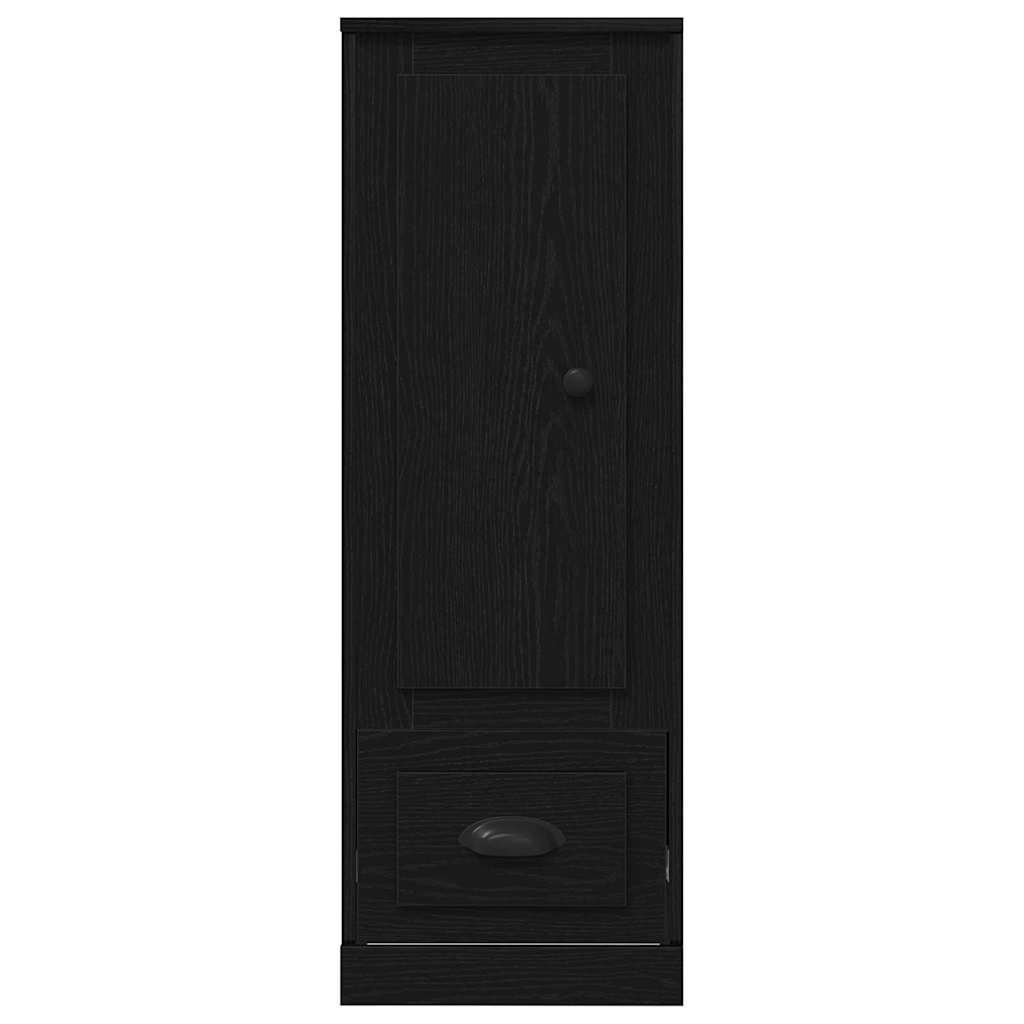 vidaXL Highboard z szufladą Czarny Dąb 36 x 35.5 x 103.5 cm