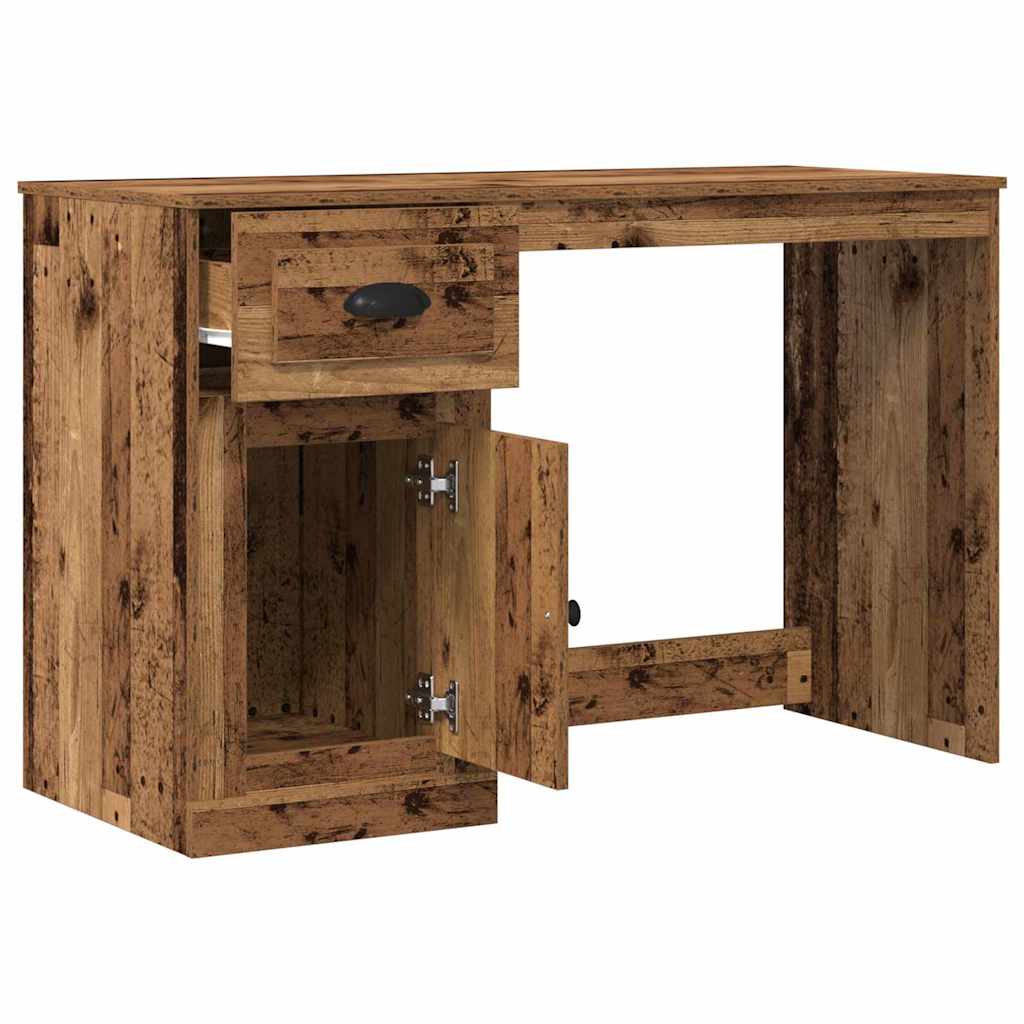 vidaXL Biurko Stare drewno 50 x 115 x 75 cm Materiał drewnopochodny