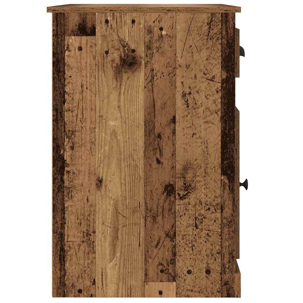 vidaXL Biurko Stare drewno 50 x 115 x 75 cm Materiał drewnopochodny