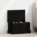 vidaXL Skrzynia do przechowywania Czarny dąb 50 x 30 x 28 cm
