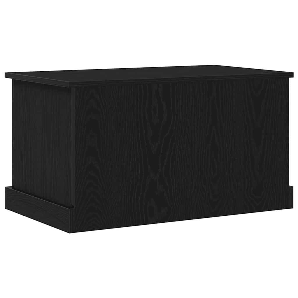 vidaXL Skrzynia do przechowywania Czarny dąb 70 x 40 x 38 cm