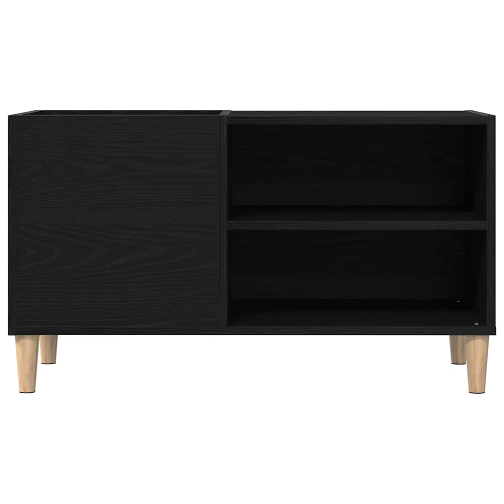 vidaXL Szafka na płyty winylowe Czarny dąb 84,5 x 38 x 48 cm