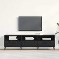 vidaXL Szafka pod telewizor Czarny Dąb 150 x 30 x 44,5 cm