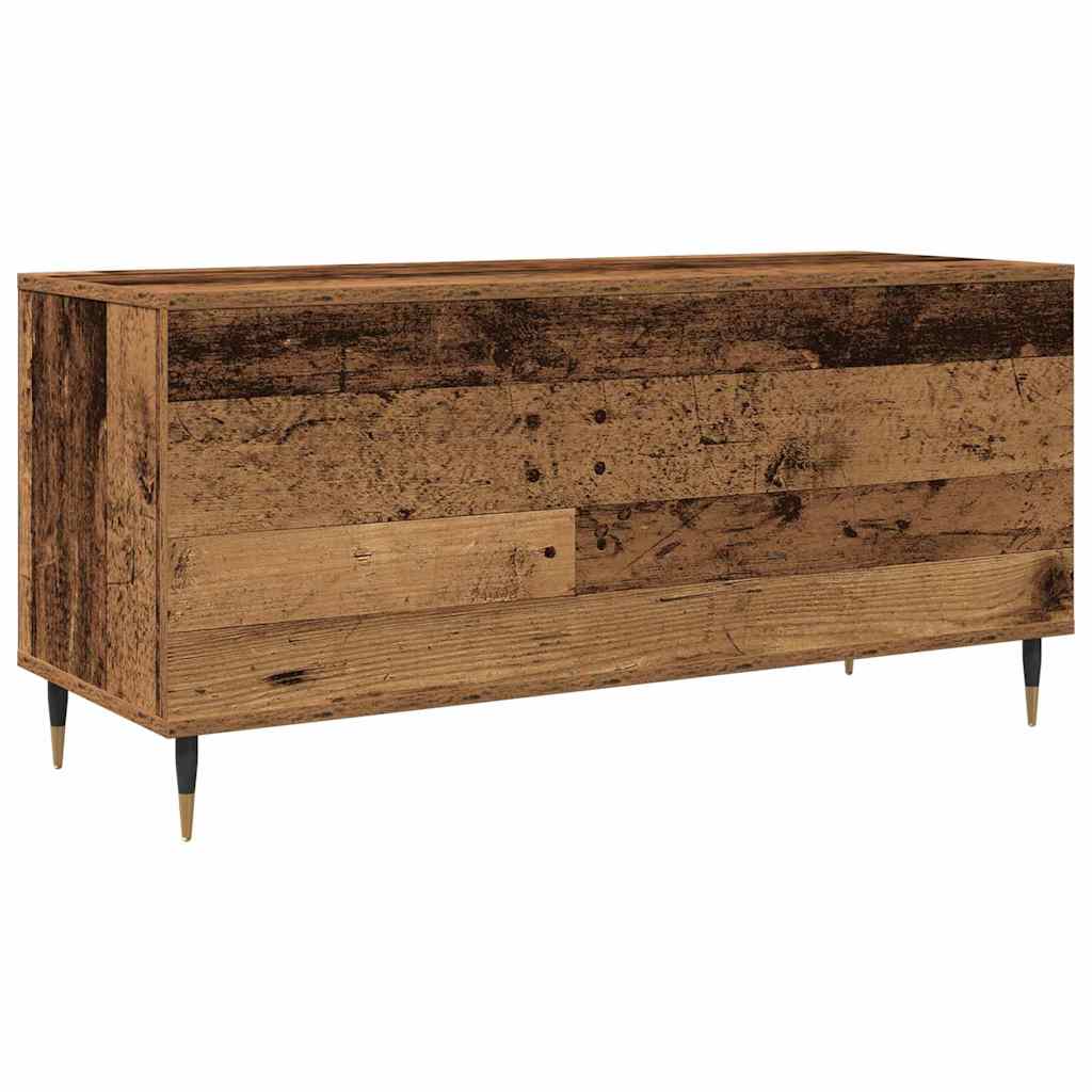 vidaXL Szafka na płyty winylowe Stare drewno 100 x 38 x 48 cm