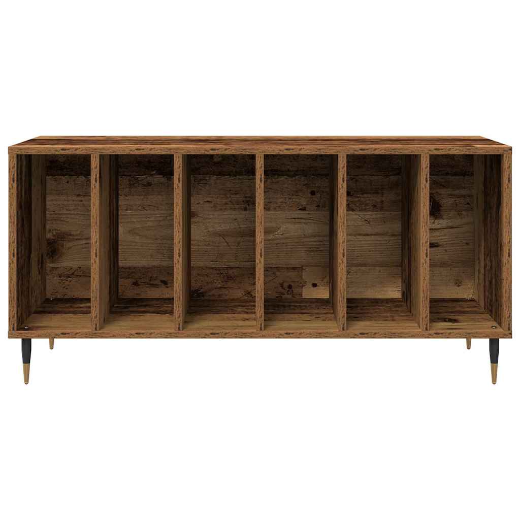vidaXL Szafka na płyty winylowe Stare drewno 100 x 38 x 48 cm