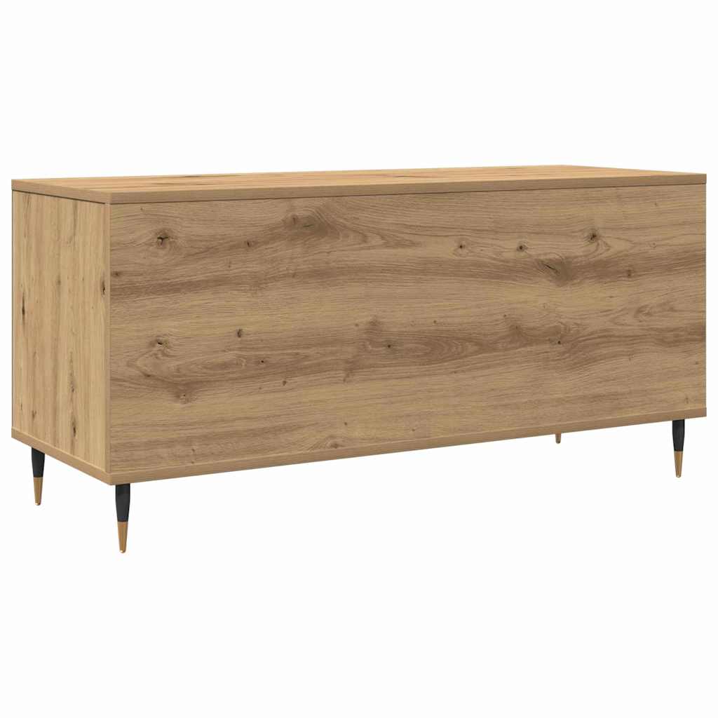 vidaXL Szafka na płyty winylowe z półką dąb artisan 100 x 38 x 48 cm