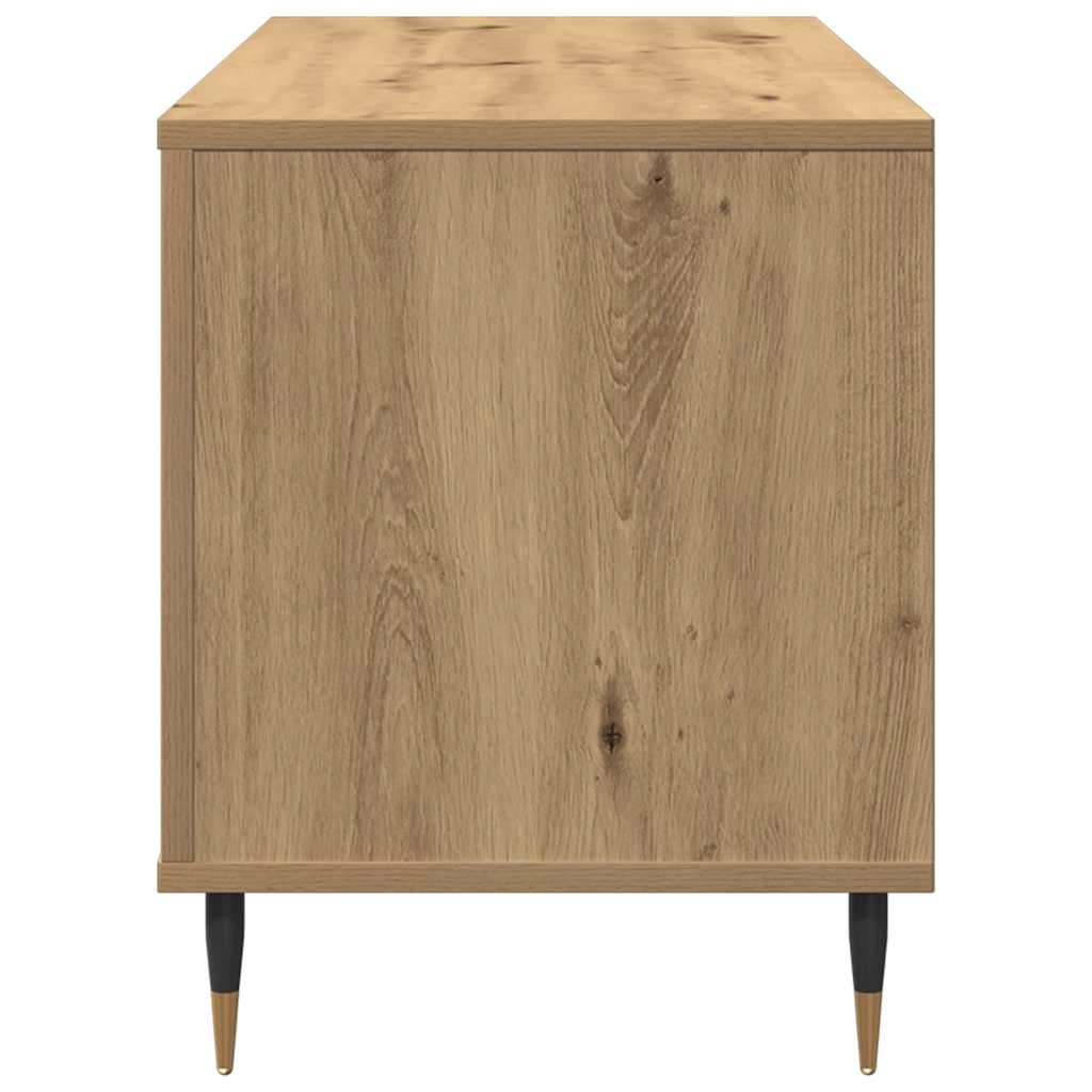 vidaXL Szafka na płyty winylowe z półką dąb artisan 100 x 38 x 48 cm