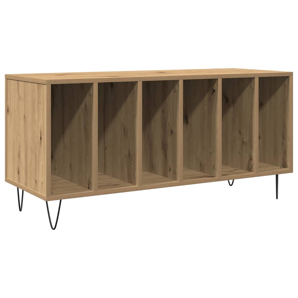 vidaXL Szafka na płyty winylowe z półką dąb artisan 100 x 38 x 48 cm