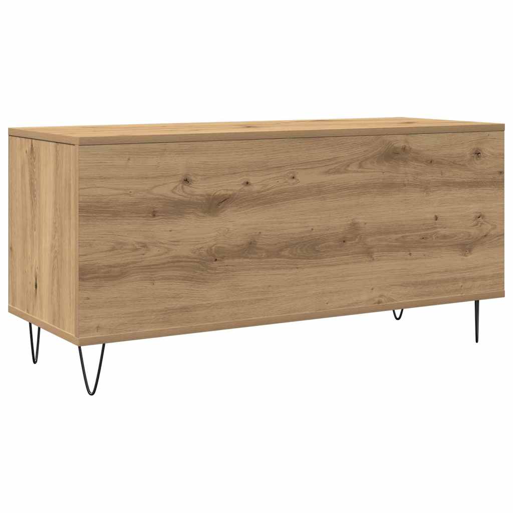 vidaXL Szafka na płyty winylowe z półką dąb artisan 100 x 38 x 48 cm