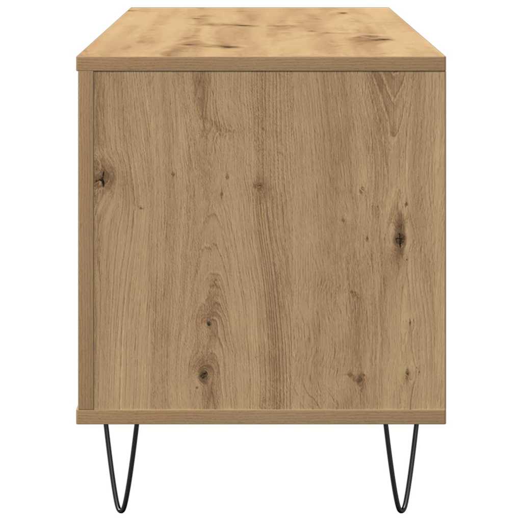 vidaXL Szafka na płyty winylowe z półką dąb artisan 100 x 38 x 48 cm