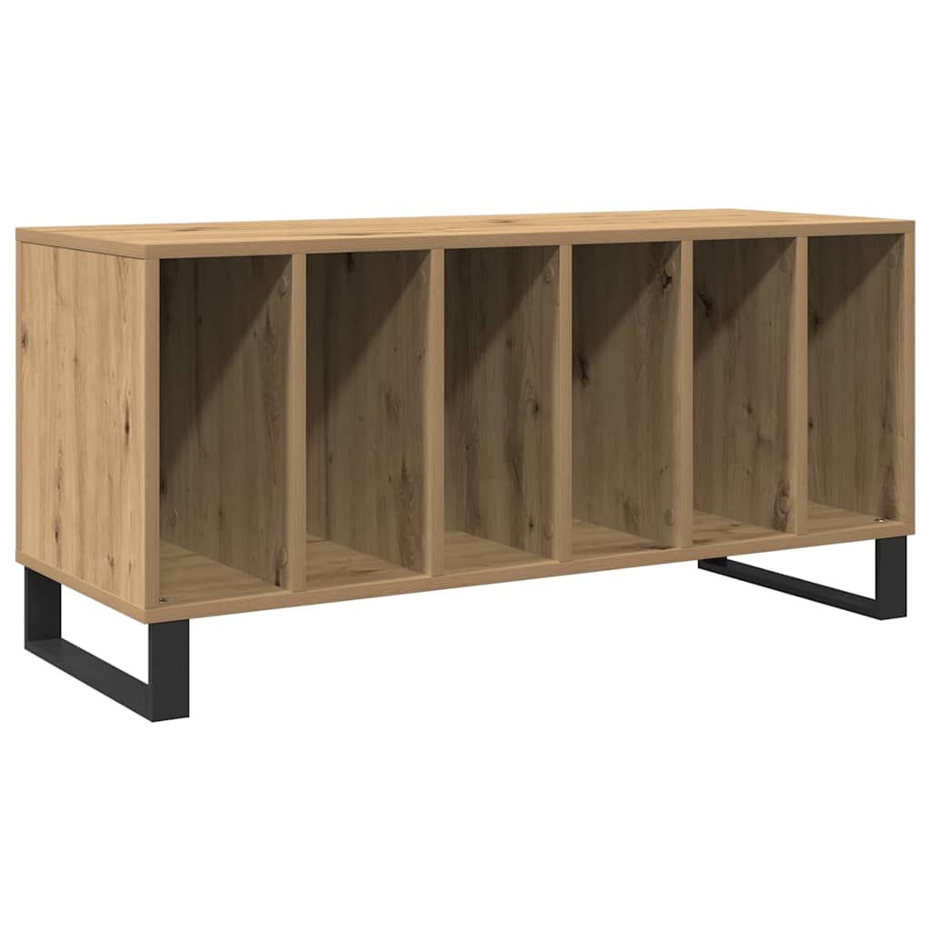 vidaXL Szafka na płyty winylowe z półką dąb artisan 100 x 38 x 48 cm