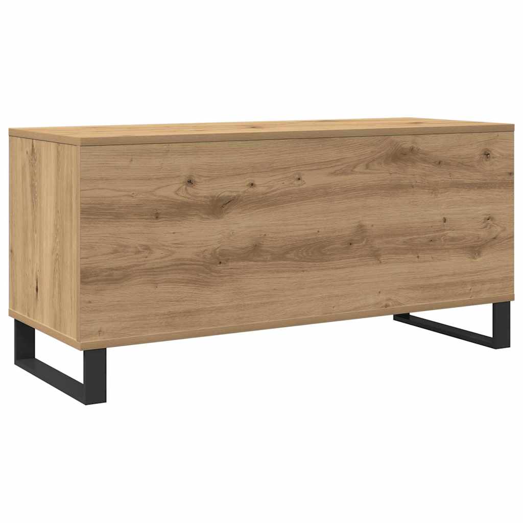 vidaXL Szafka na płyty winylowe z półką dąb artisan 100 x 38 x 48 cm