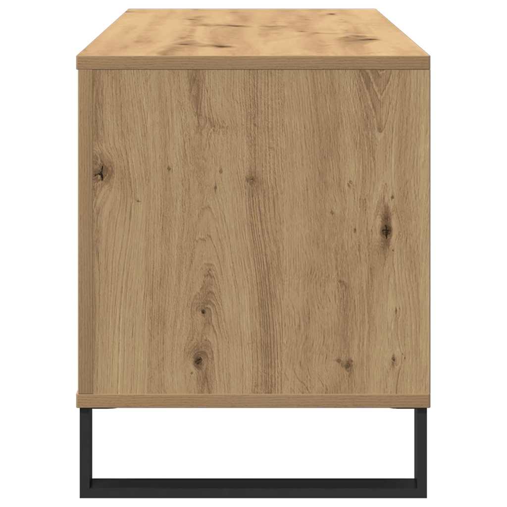 vidaXL Szafka na płyty winylowe z półką dąb artisan 100 x 38 x 48 cm