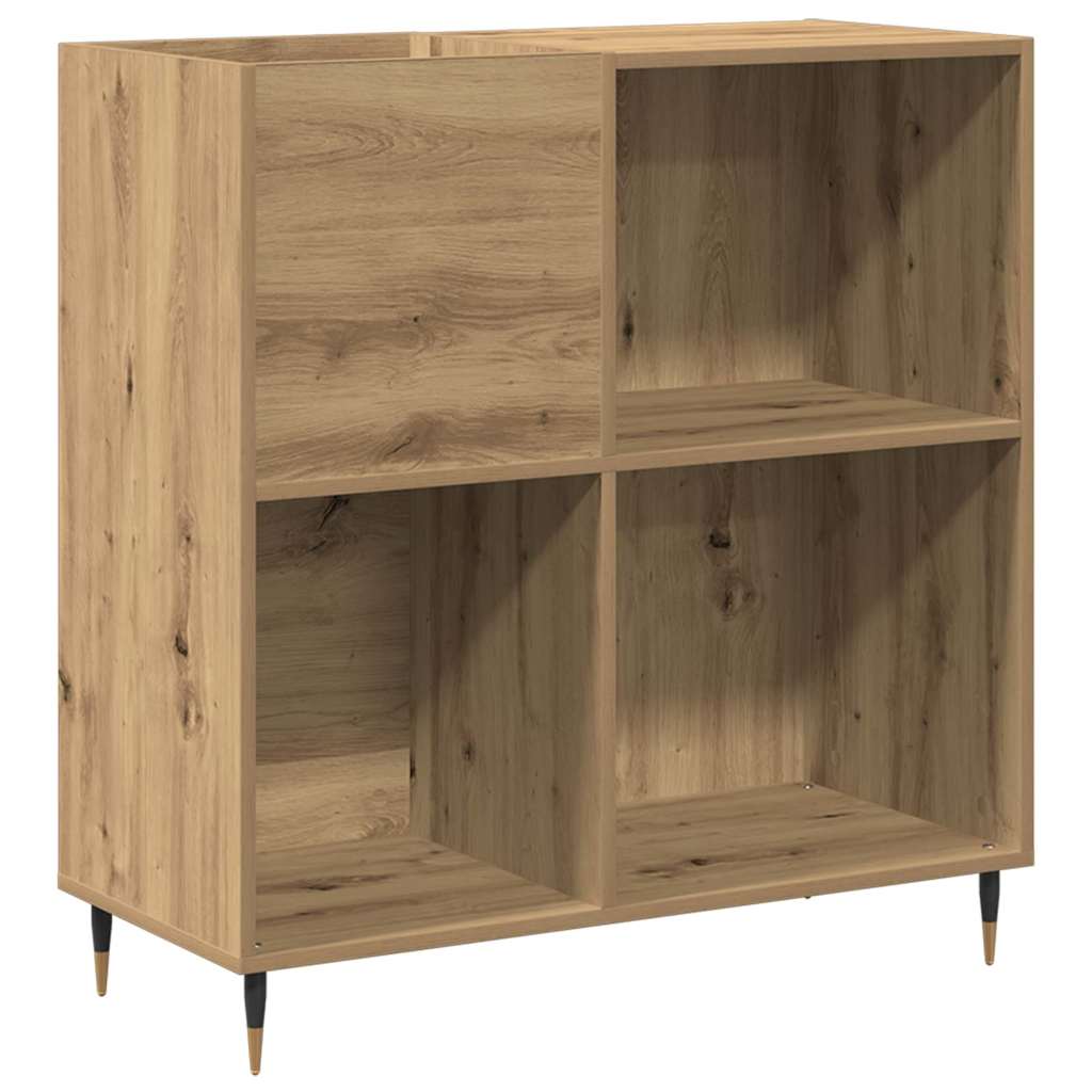 vidaXL Szafka na płyty winylowe z półką dąb artisan 85 x 38 x 89 cm