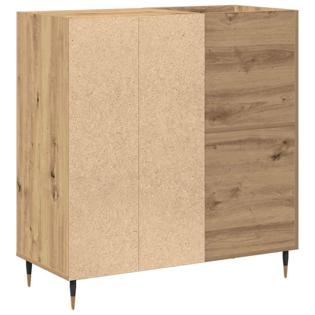 vidaXL Szafka na płyty winylowe z półką dąb artisan 85 x 38 x 89 cm