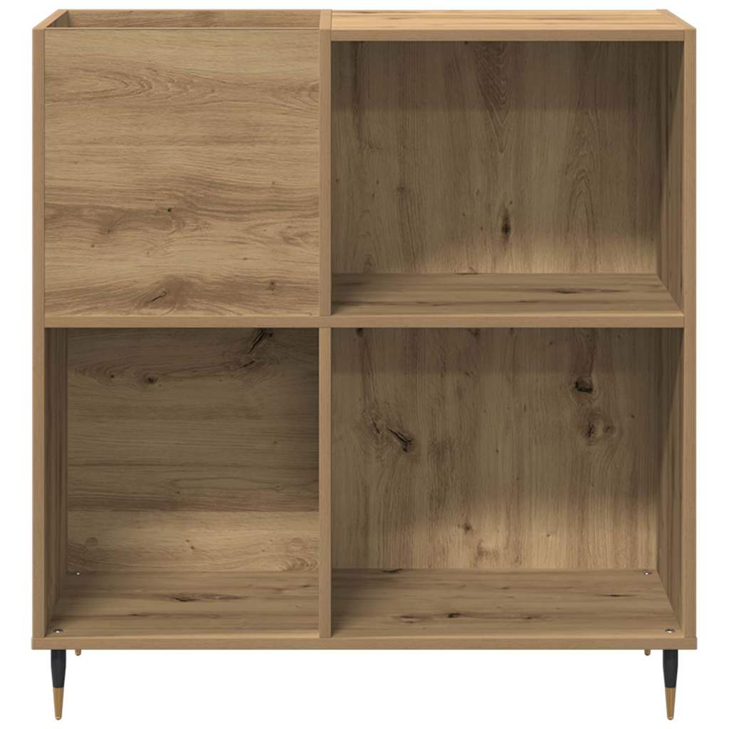 vidaXL Szafka na płyty winylowe z półką dąb artisan 85 x 38 x 89 cm