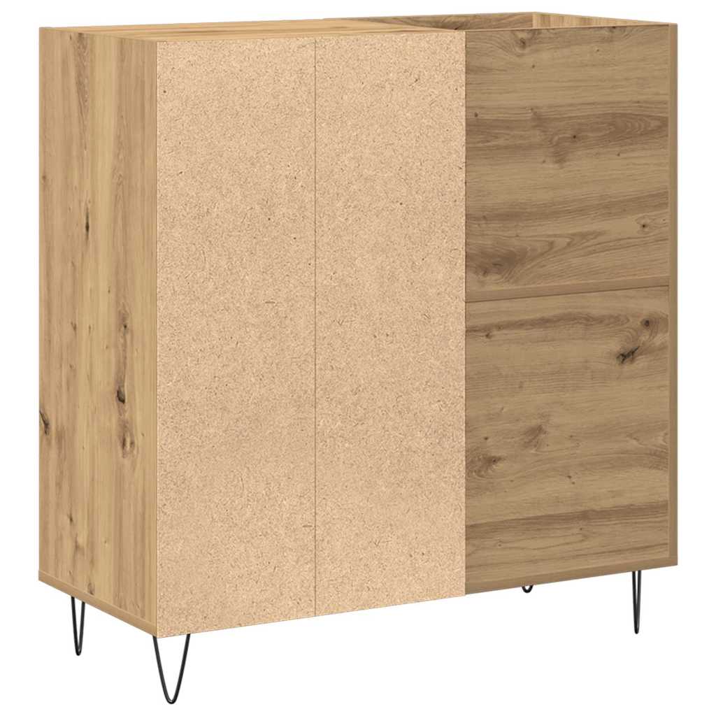 vidaXL Szafka na płyty winylowe z półką dąb artisan 85 x 38 x 89 cm