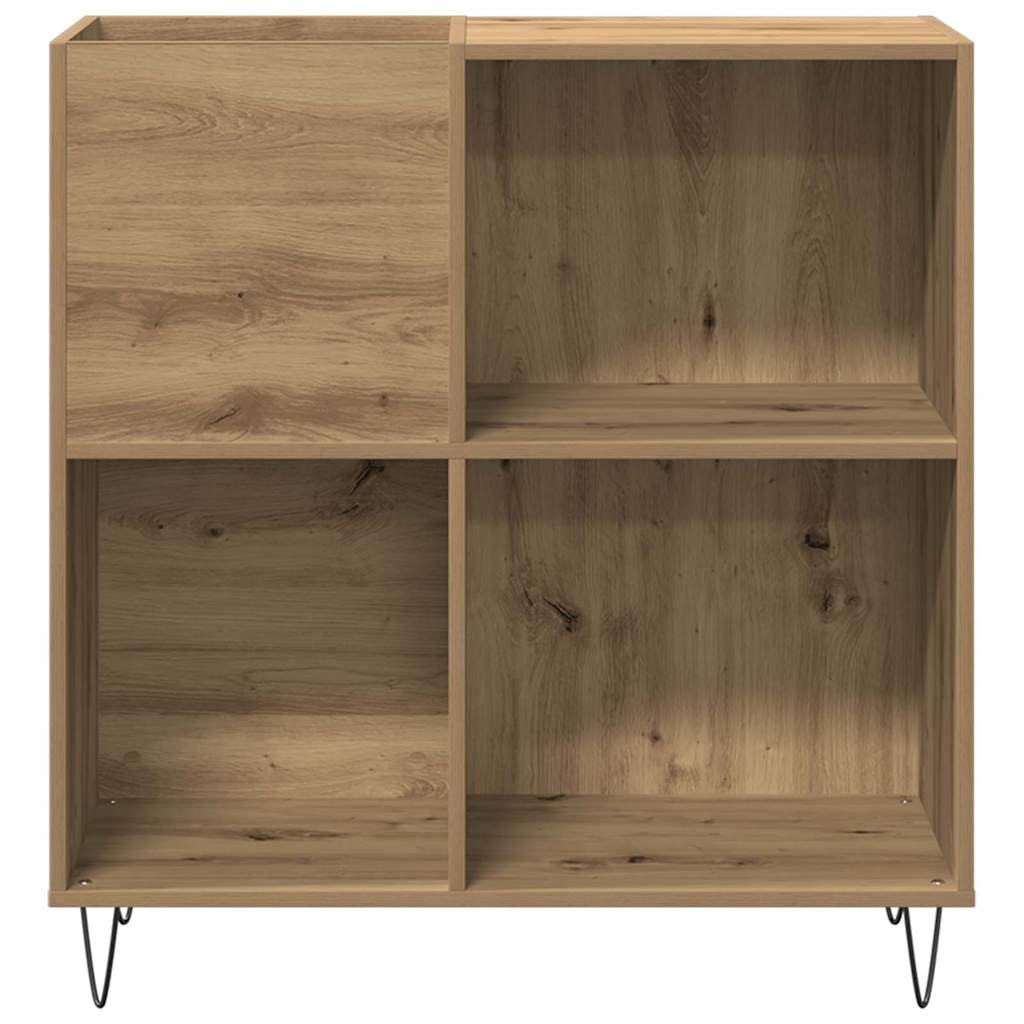 vidaXL Szafka na płyty winylowe z półką dąb artisan 85 x 38 x 89 cm