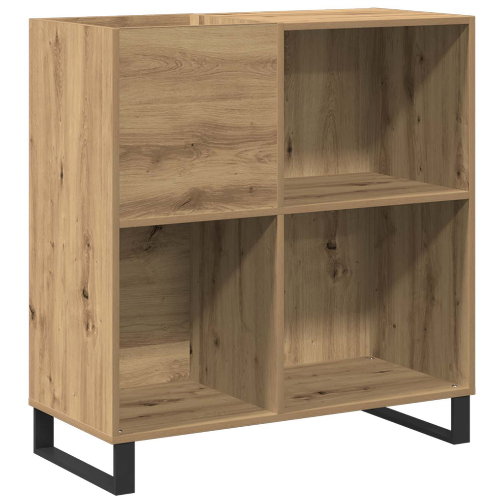 vidaXL Szafka na płyty winylowe z półką dąb artisan 84,5 x 38 x 89 cm