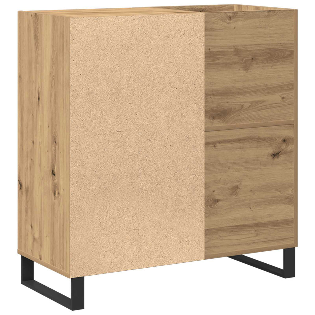 vidaXL Szafka na płyty winylowe z półką dąb artisan 84,5 x 38 x 89 cm